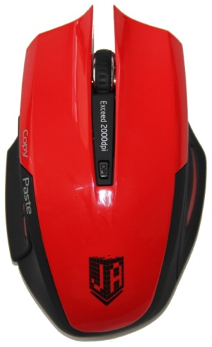 Беспроводная мышь Jet.A Comfort OM-U54G красная