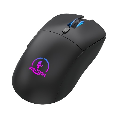 Беспроводная гибридная игровая программируемая мышь PANTEON PS92 W Черный